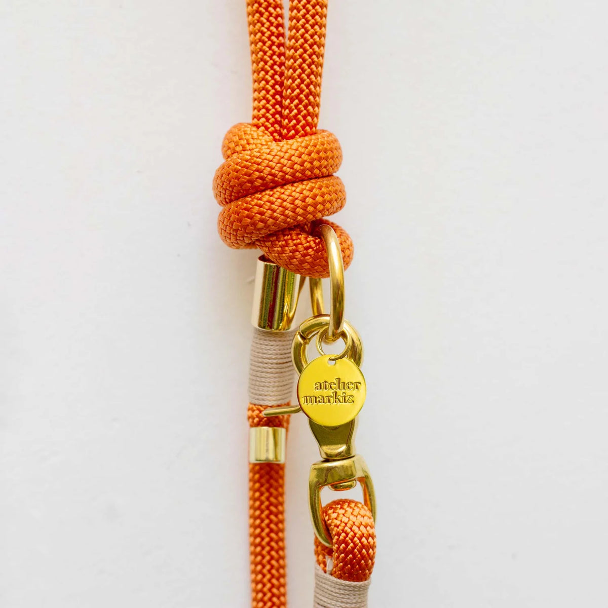 Laisse Corde Tangerine