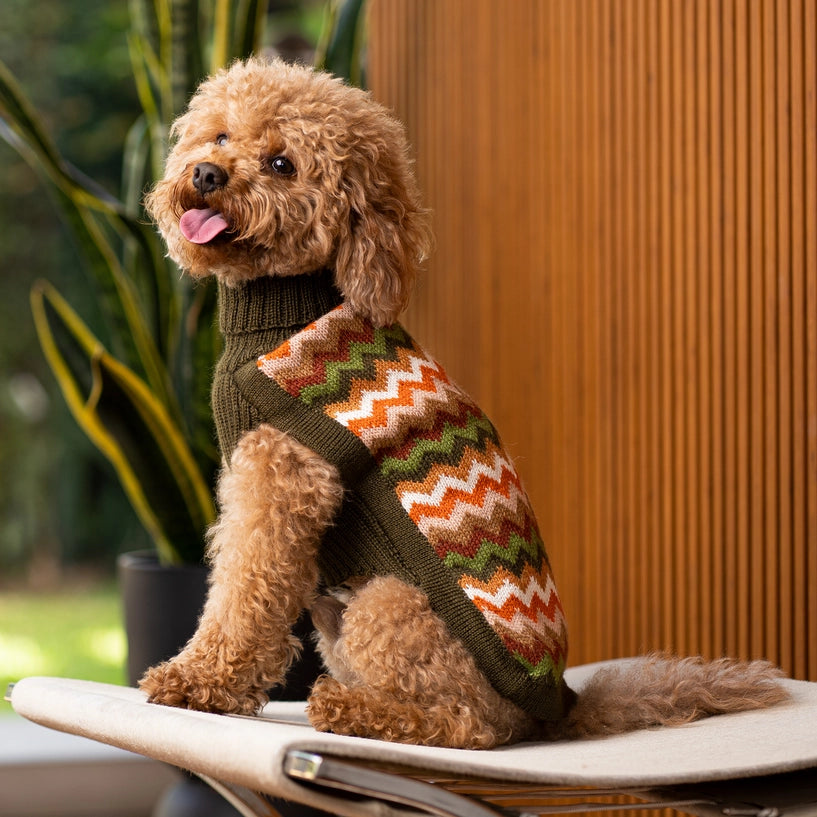 Pull en alpaga - Chevrons