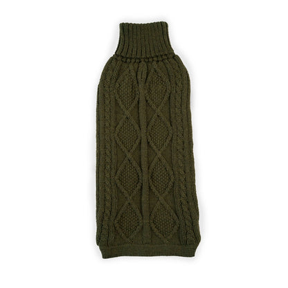 Pull en alpaga - Aran Vert Forêt