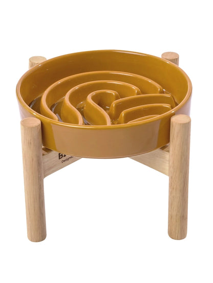 Gamelle Slow Feeder Moutarde