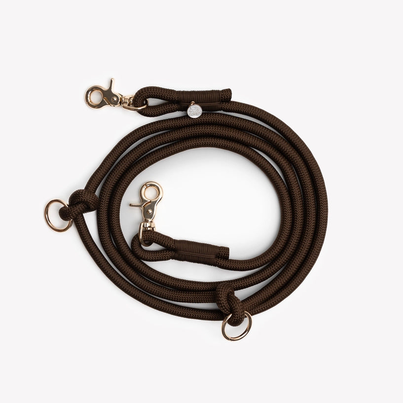 Laisse mains libres - Marron