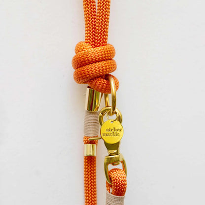 Laisse Corde Tangerine